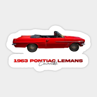 1963 Pontiac LeMans Convertible Sticker